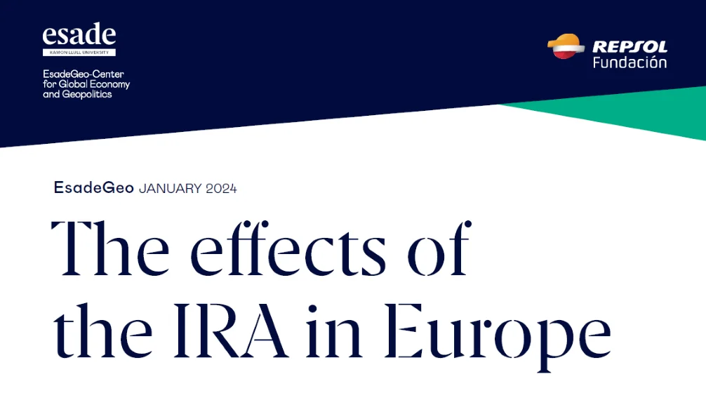 Policy Brief | The effects of the IRA in Europe
