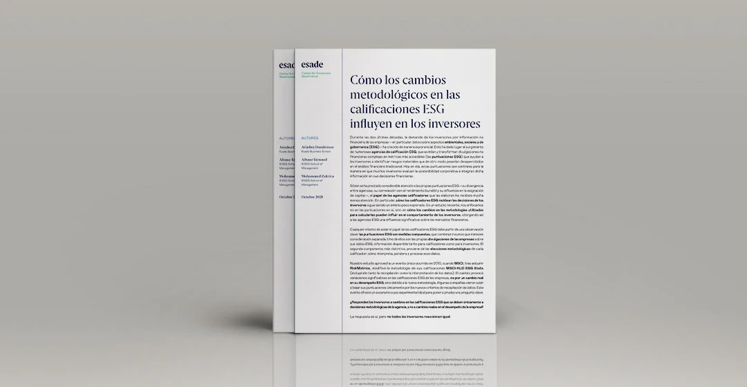 Cómo los cambios metodológicos en las calificaciones ESG influyen en los inversores
