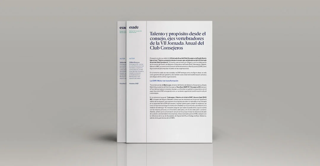 Talento y propósito desde el consejo, ejes vertebradores de la VII Jornada Anual del Club Consejeros