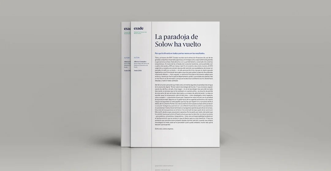 La paradoja de Solow ha vuelto