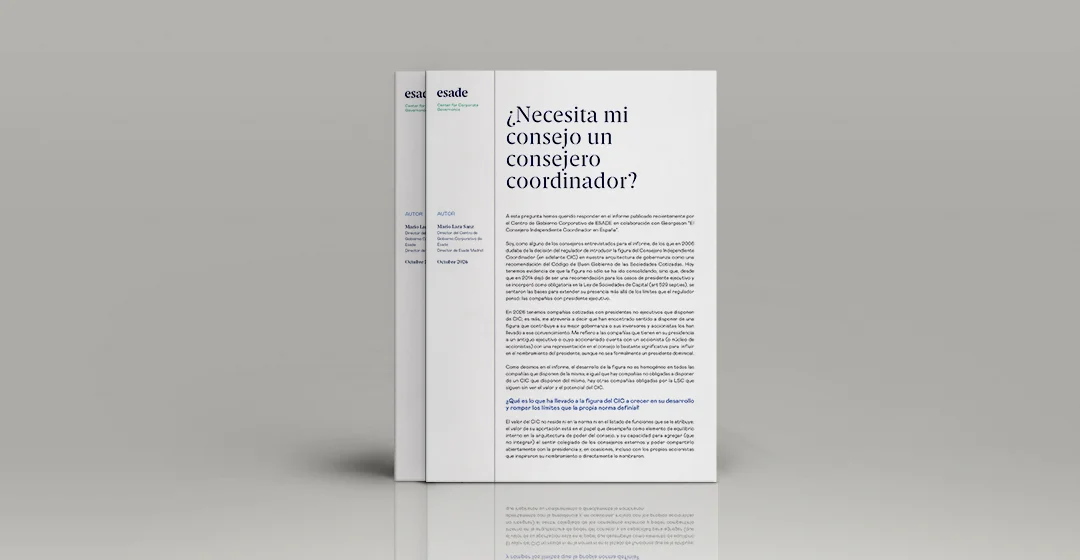 ¿Necesita mi consejo un consejero coordinador?